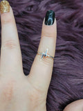 Tiny Bolt Ring: Sterling Silver