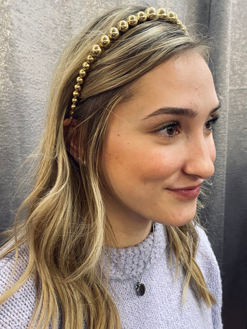 Golden Girl Beaded Headband