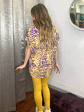 Leader of the Pack Tunic: Purple/Gold