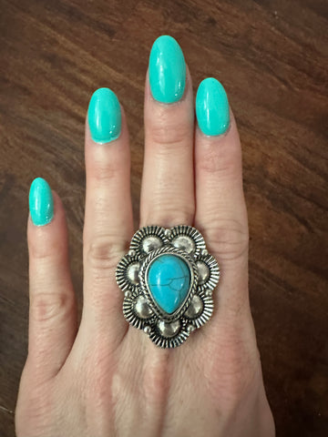 Durango Ring: Turquoise
