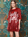 Holly Jolly Tunic: Red