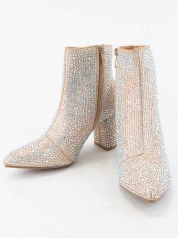 Betsey Booties: Champagne
