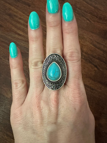 Amarillo Ring: Turquoise