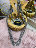 Navajo Pearl Layered Necklaces