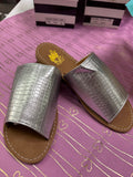 Sahara Sandals: Silver