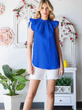 Simply Chic Top: Royal Blue