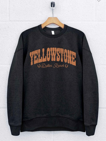 Yellowstone Sweatshirt: Black
