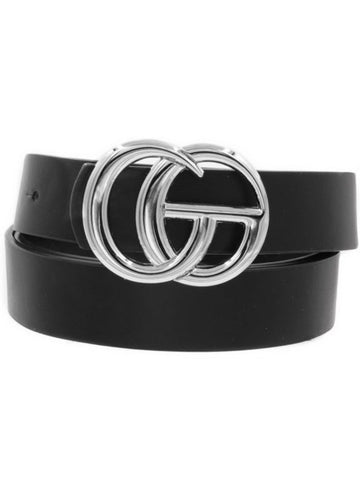 GO inspired belt: black/silver