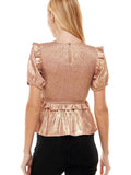 Born to Shine Top: Rose Gold